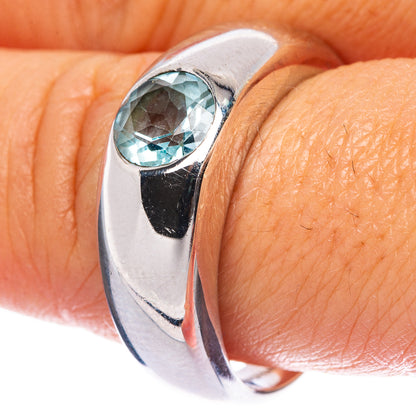 Rare Blue Topaz Ring Size 10 (925 Sterling Silver) R145943