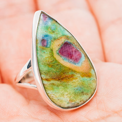 Premium Ruby Fuchsite Ring Size 9.5 (.925 Sterling Silver)