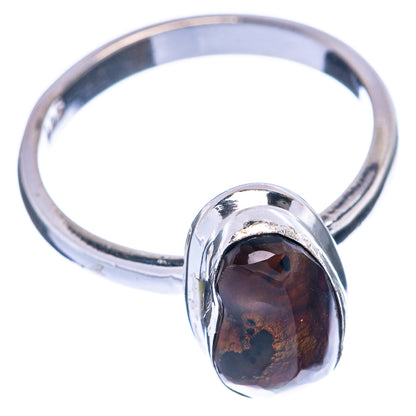 Rare Mexican Fire Agate Ring Size 7.5 (925 Sterling Silver) R145554