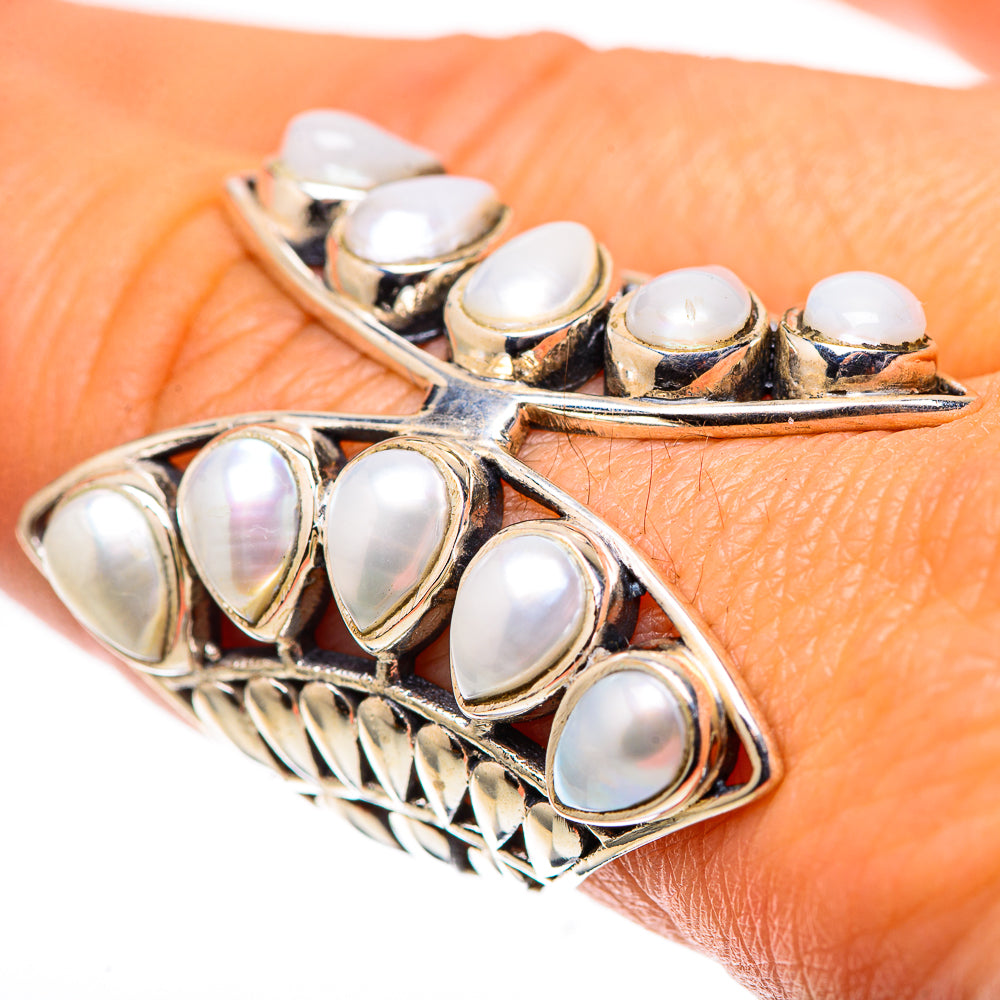 Large Cultured Pearl Ring Size 8.25 (925 Sterling Silver) RING138586