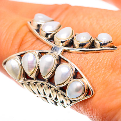 Large Cultured Pearl Ring Size 8.25 (925 Sterling Silver) RING138586