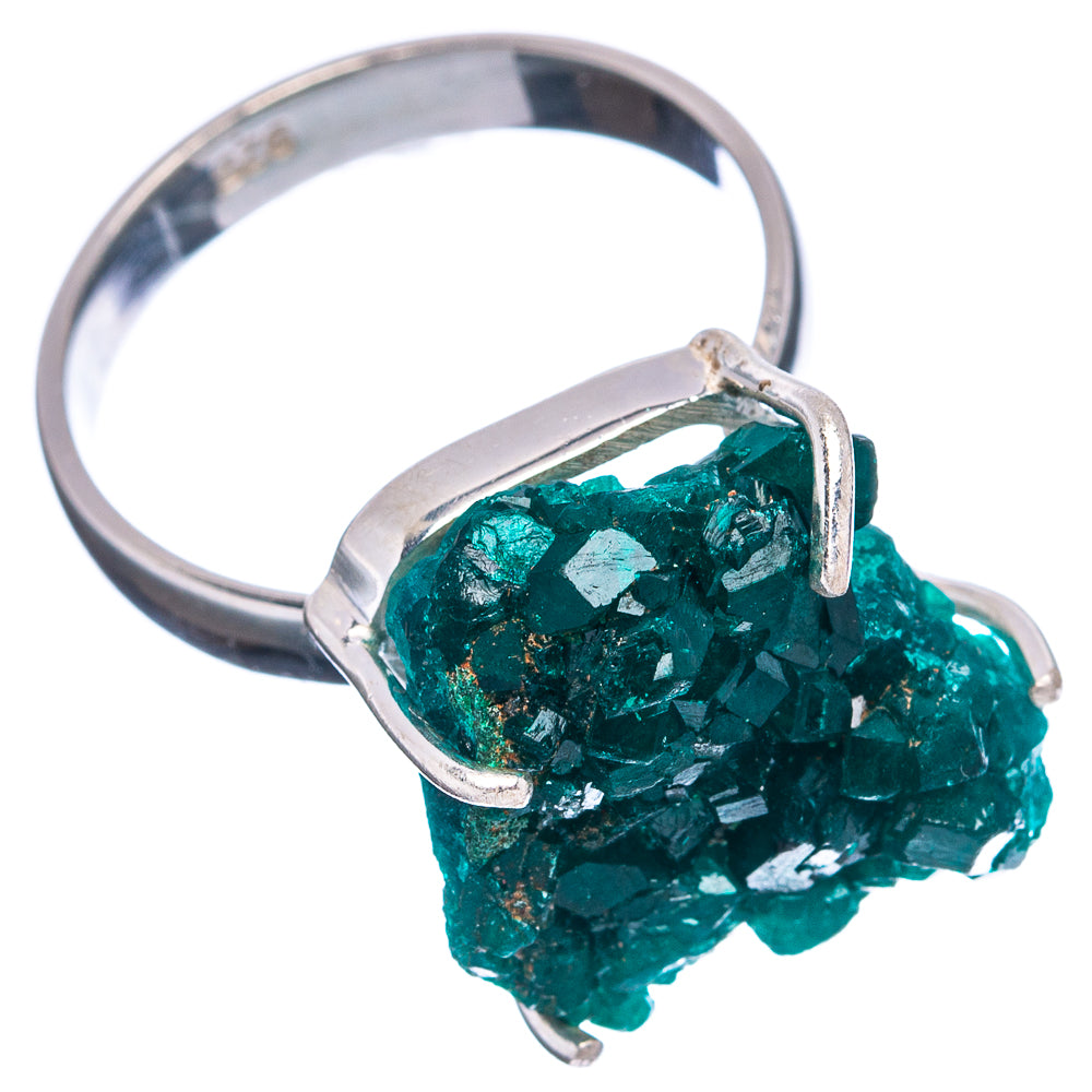 Dioptase Ring Size 8 (.925 Sterling Silver)