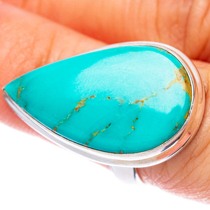 Rare Kingman Turquoise Ring Size 7 (925 Sterling Silver) R1619