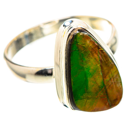 Canadian Ammolite Ring Size 10.75 (925 Sterling Silver) RING139033