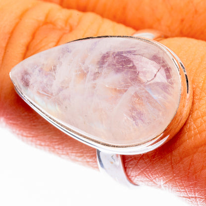 Rainbow Moonstone Ring Size 9 (925 Sterling Silver) R142164