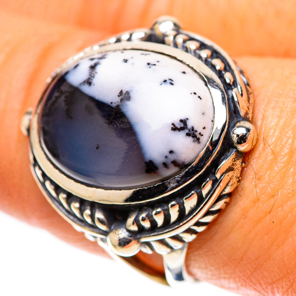 Dendritic Opal Ring Size 8.5 (925 Sterling Silver) RING138697
