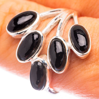 Black Onyx Ring Size 9.75 (925 Sterling Silver) R141492