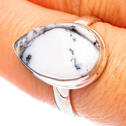Dendritic Opal Ring Size 7.75 (925 Sterling Silver) R4988