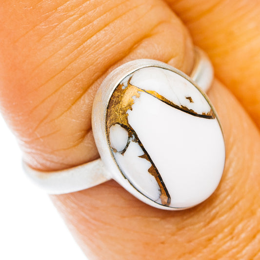 Wild Horse Jasper Ring Size 8 (.925 Sterling Silver)