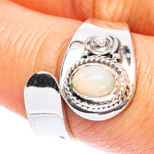 Rare  Ethiopian Opal Ring Size 7 (925 Sterling Silver) R3699