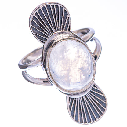 Rainbow Moonstone Ring Size 6 (925 Sterling Silver) R147248