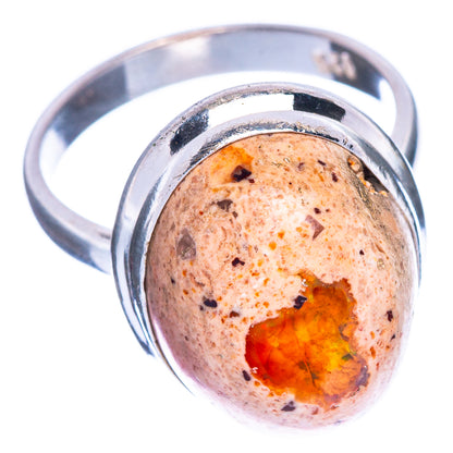 Mexican Fire Opal Ring Size 7.5 (925 Sterling Silver) R147189