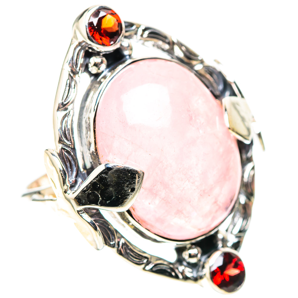 Signature Morganite, Garnet Ring Size 9 (925 Sterling Silver) RING138303