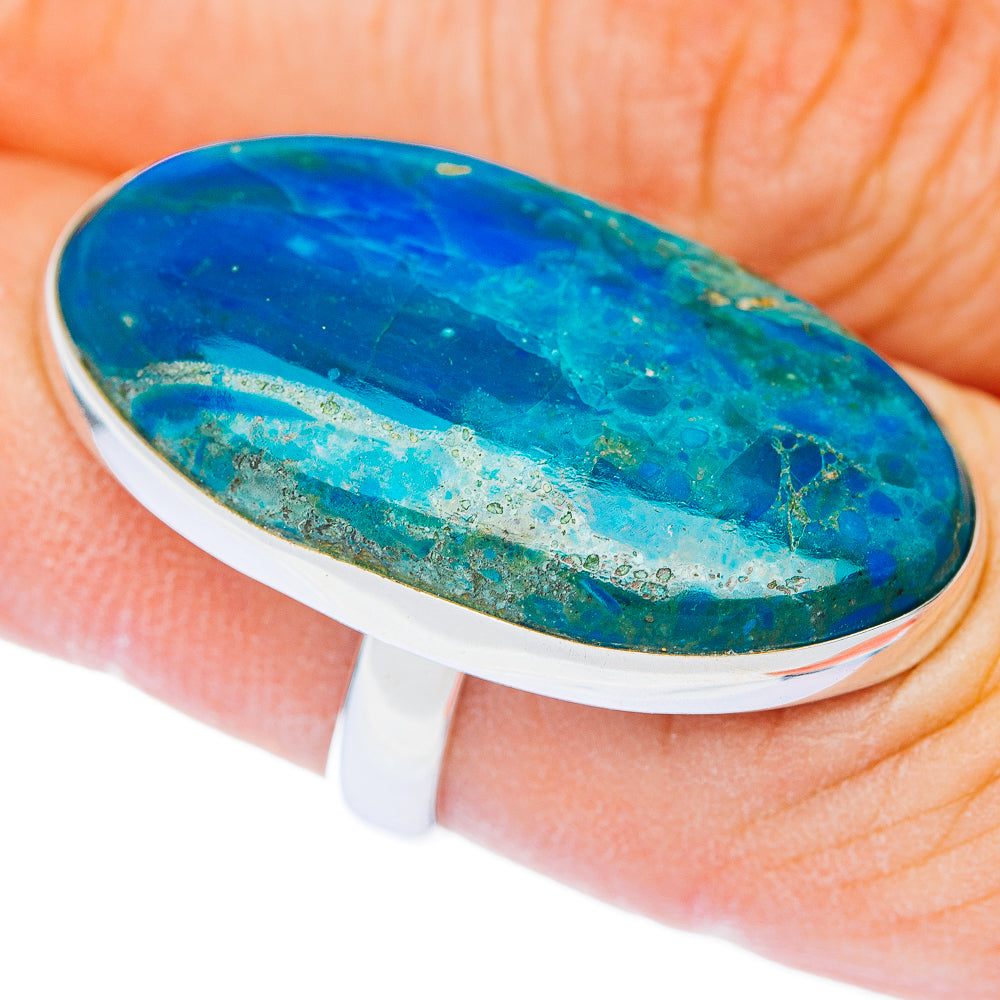 Premium Peruvian Opal Ring Size 6 Adjustable (.925 Sterling Silver)