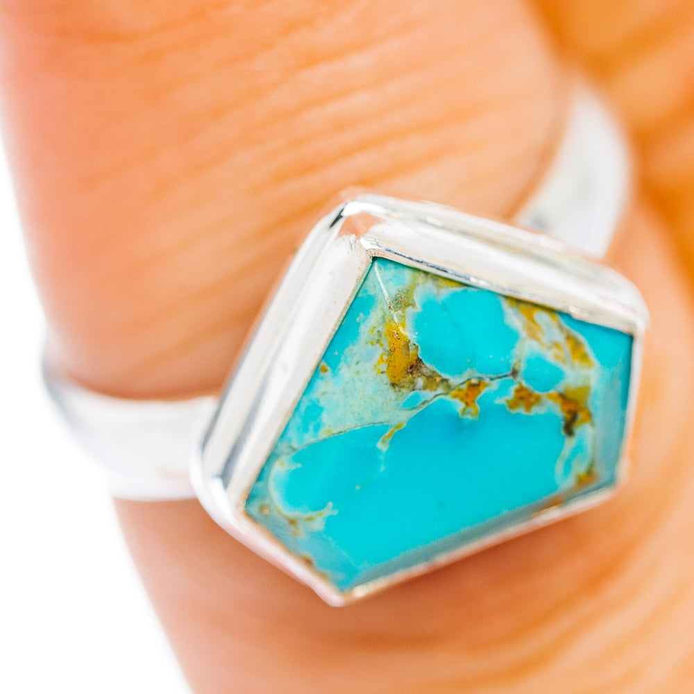 Mojave Turquoise Ring Size 7 (.925 Sterling Silver)