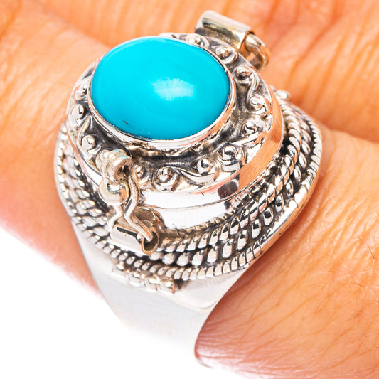 Poison Sleeping Beauty Turquoise Ring Size 8.5 (925 Sterling Silver) R7180
