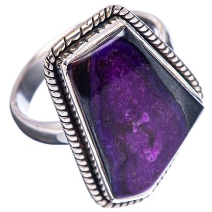Premium Sugilite Ring Size 9 (.925 Sterling Silver)
