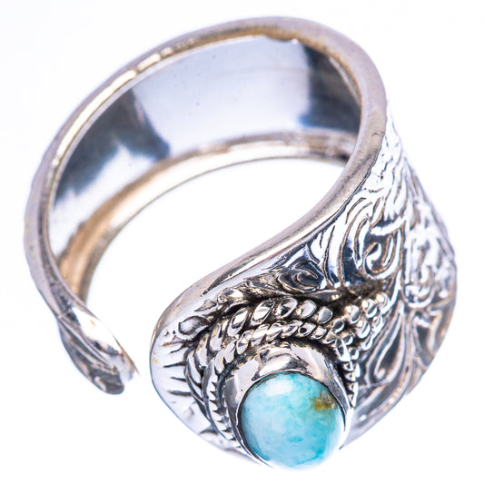 Larimar Ring Size 6.5 (925 Sterling Silver) R3768