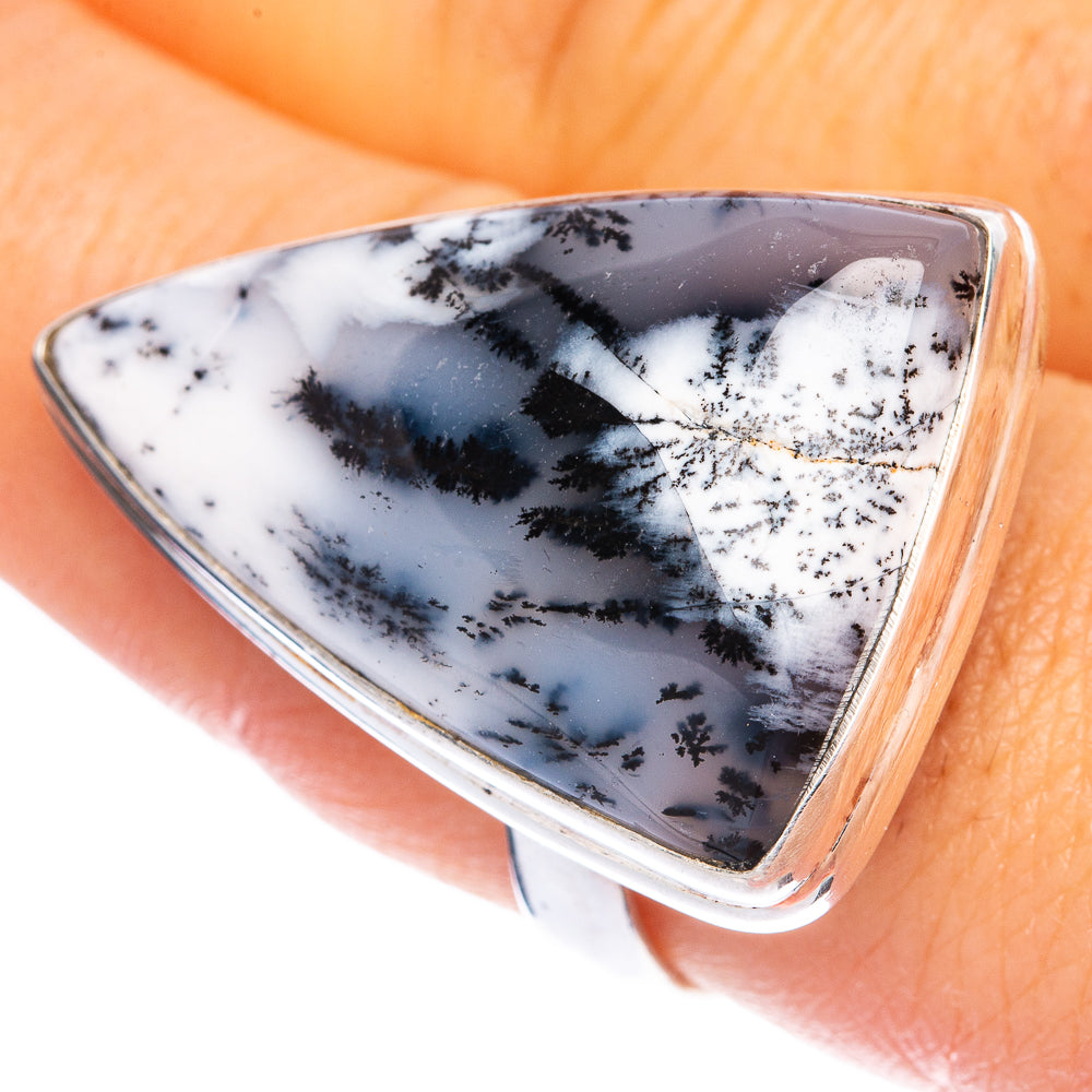 Large Dendritic Opal Ring Size 11 (925 Sterling Silver) R145303