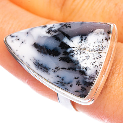 Large Dendritic Opal Ring Size 11 (925 Sterling Silver) R145303