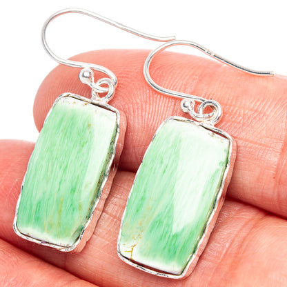 Kammererite Earrings 1 1/4" (925 Sterling Silver) E1121