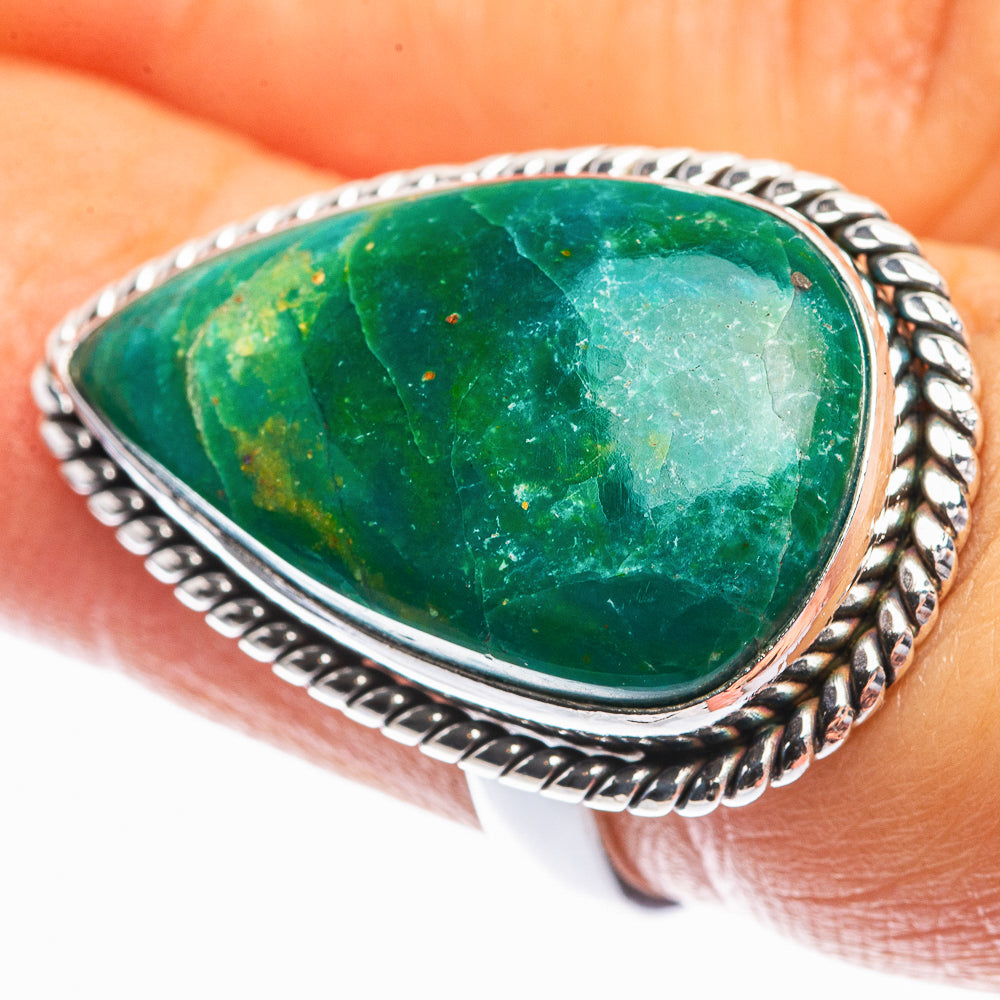 Chrysocolla Ring Size 6.5 (925 Sterling Silver) R142314