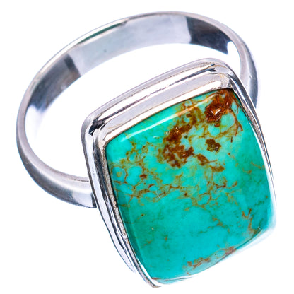 Rare Kingman Turquoise Ring Size 7.75 (.925 Sterling Silver)