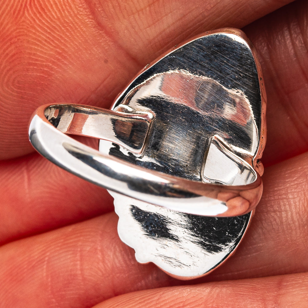 Pink Triplet Opal Ring Size 9.75 (.925 Sterling Silver)