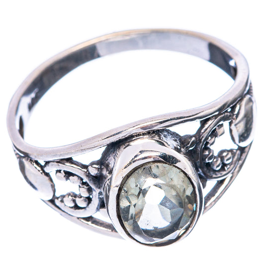 White Quartz Dainty Ring Size 7.5 (925 Sterling Silver) R5861