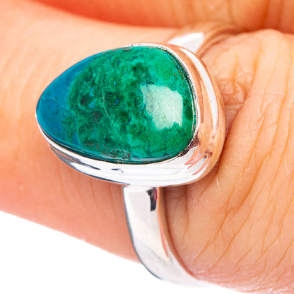 Chrysocolla Ring Size 7 (.925 Sterling Silver)