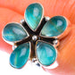 Large Blue Fluorite Ring Size 6.5 (925 Sterling Silver) RING140073