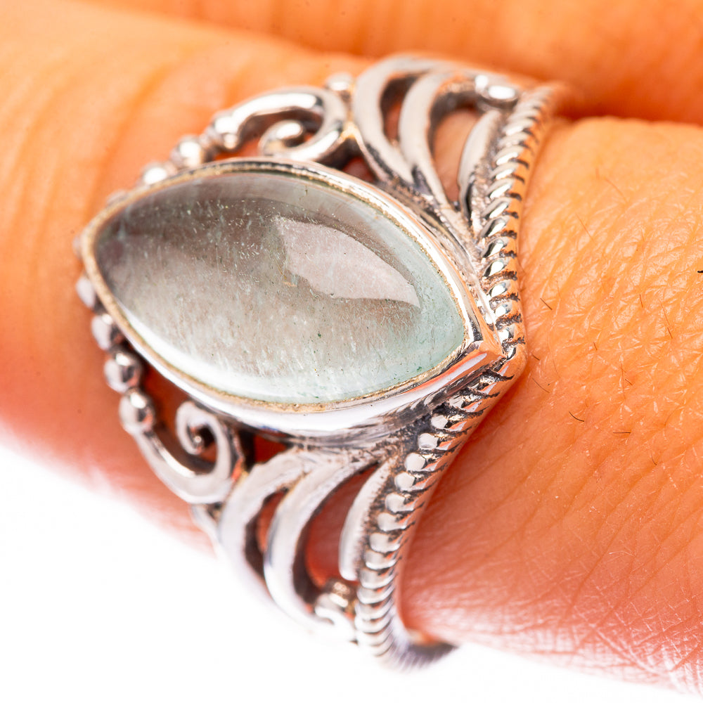 Natural Aquamarine Ring Size 9 (925 Sterling Silver) R140570