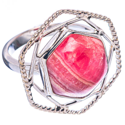 Premium Rhodochrosite Ring Size 6.75 (925 Sterling Silver) R1840