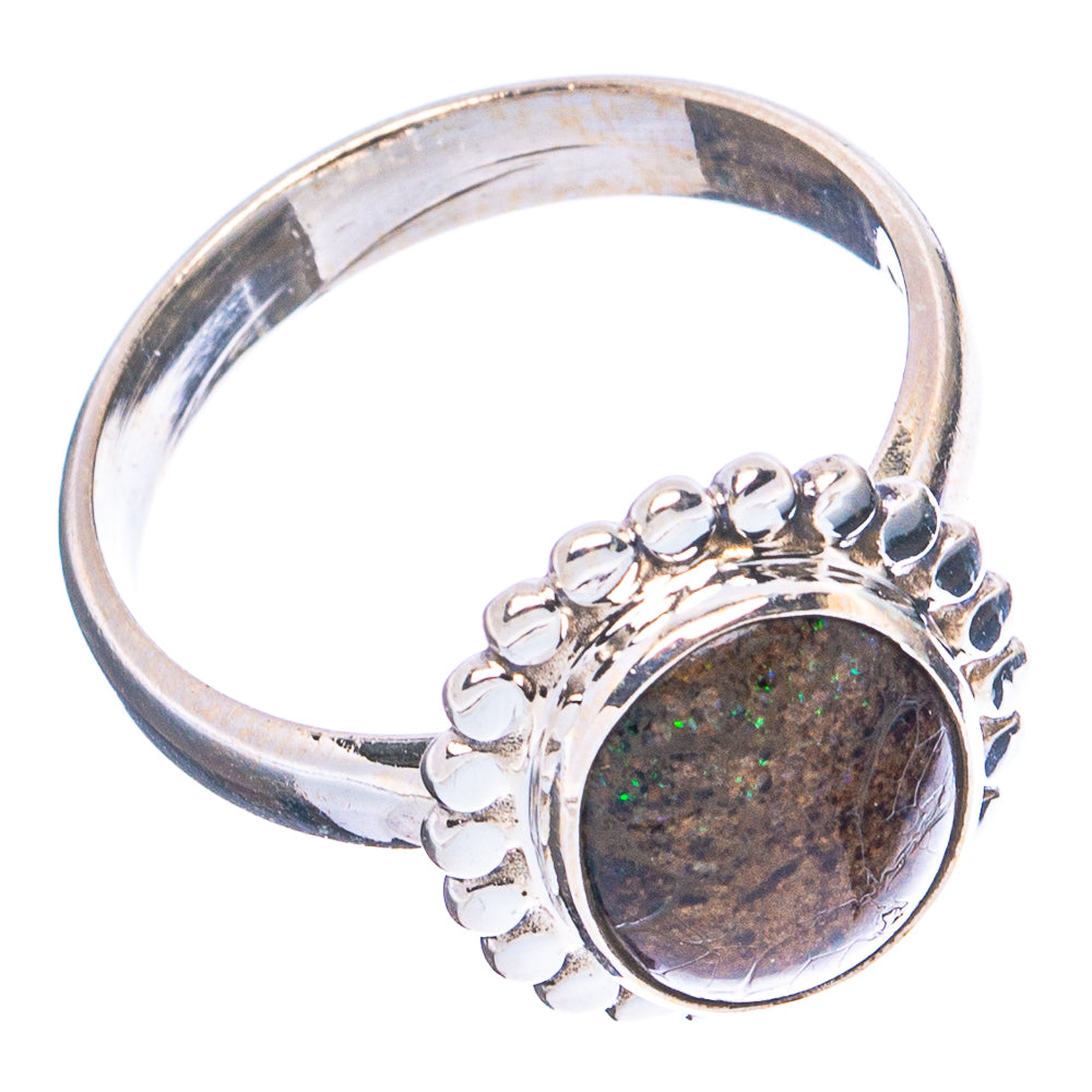 Rare Andamooka Opal Ring Size 7 (.925 Sterling Silver)