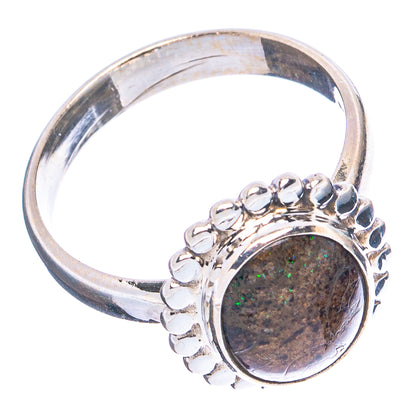 Rare Andamooka Opal Ring Size 7 (.925 Sterling Silver)