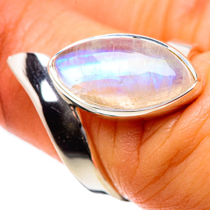Premium Rainbow Moonstone Ring Size 6.5 (925 Sterling Silver) RING138253