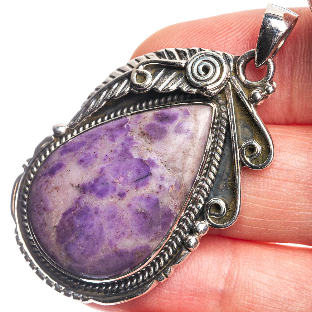 Tiffany Stone Pendant 1 7/8" (925 Sterling Silver) P39091