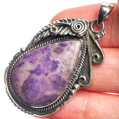 Tiffany Stone Pendant 1 7/8" (925 Sterling Silver) P39091
