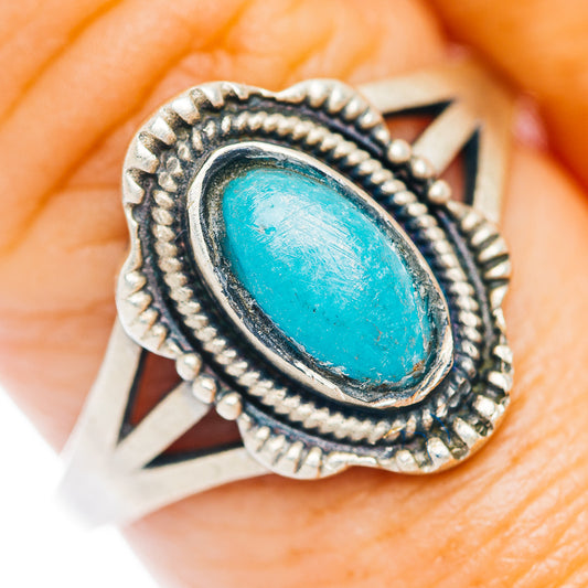 Mojave Turquoise Ring Size 9 (.925 Sterling Silver)