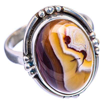 Botswana Agate Ring Size 8.75 (925 Sterling Silver) R142807