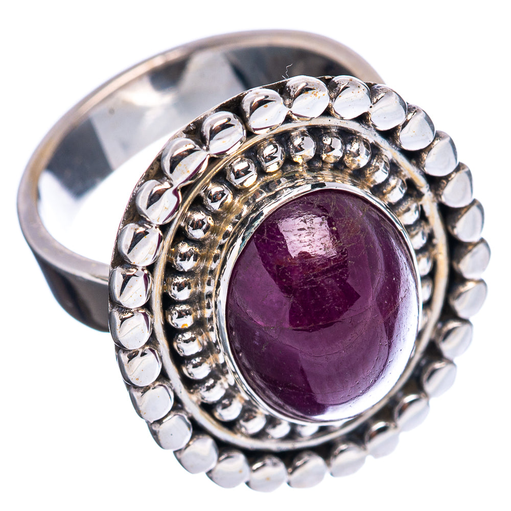 20+ ct Premium Star Ruby Ring Size 6 Adjustable (.925 Sterling Silver)