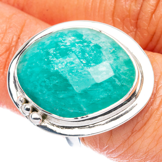 Premium Amazonite Ring Size 5.5 (925 Sterling Silver) R3568
