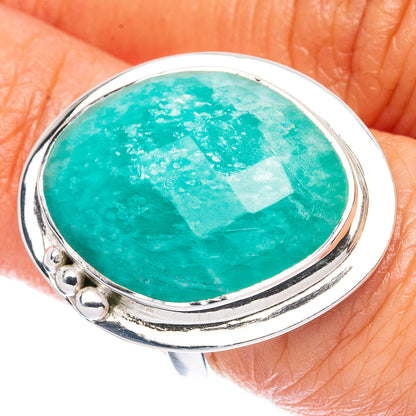 Premium Amazonite Ring Size 5.5 (925 Sterling Silver) R3568