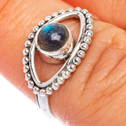 Labradorite Dainty Ring Size 5.75 (925 Sterling Silver) R145417