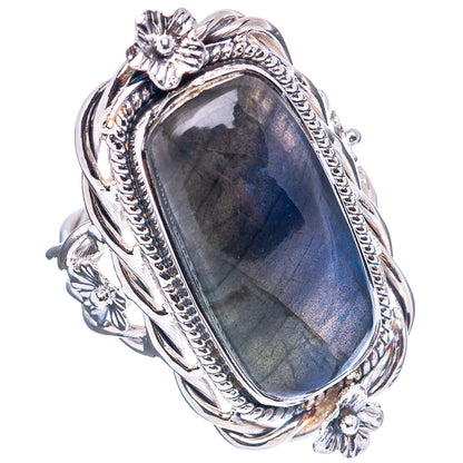 Signature Labradorite Ring Size 9 (.925 Sterling Silver)