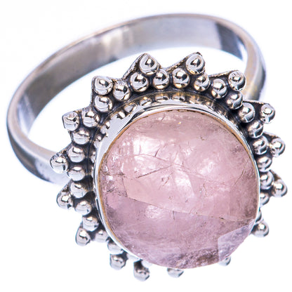 Rare Morganite Ring Size 8 (925 Sterling Silver) R2132