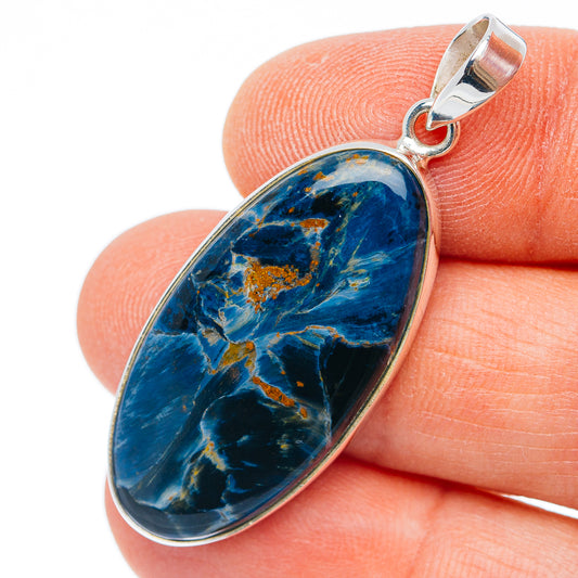 Premium Pietersite Pendant 1 3/4" (.925 Sterling Silver)