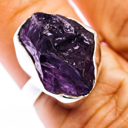 Amethyst Ring Size 5.75 (.925 Sterling Silver)