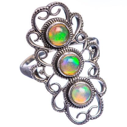 Natural Ethiopian Opal Ring Size 9.25 (925 Sterling Silver) R143115