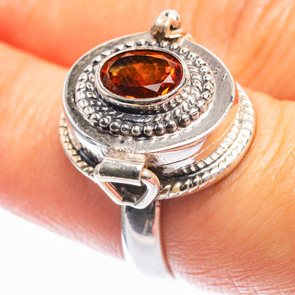 Poison Mandarin Citrine Ring Size 7 (925 Sterling Silver) R142258